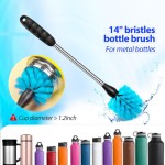 Holikme 瓶刷清潔套裝，長柄瓶刷適用於清洗細口啤酒瓶、紅酒醒酒壺、窄口杯、管道及保溫瓶